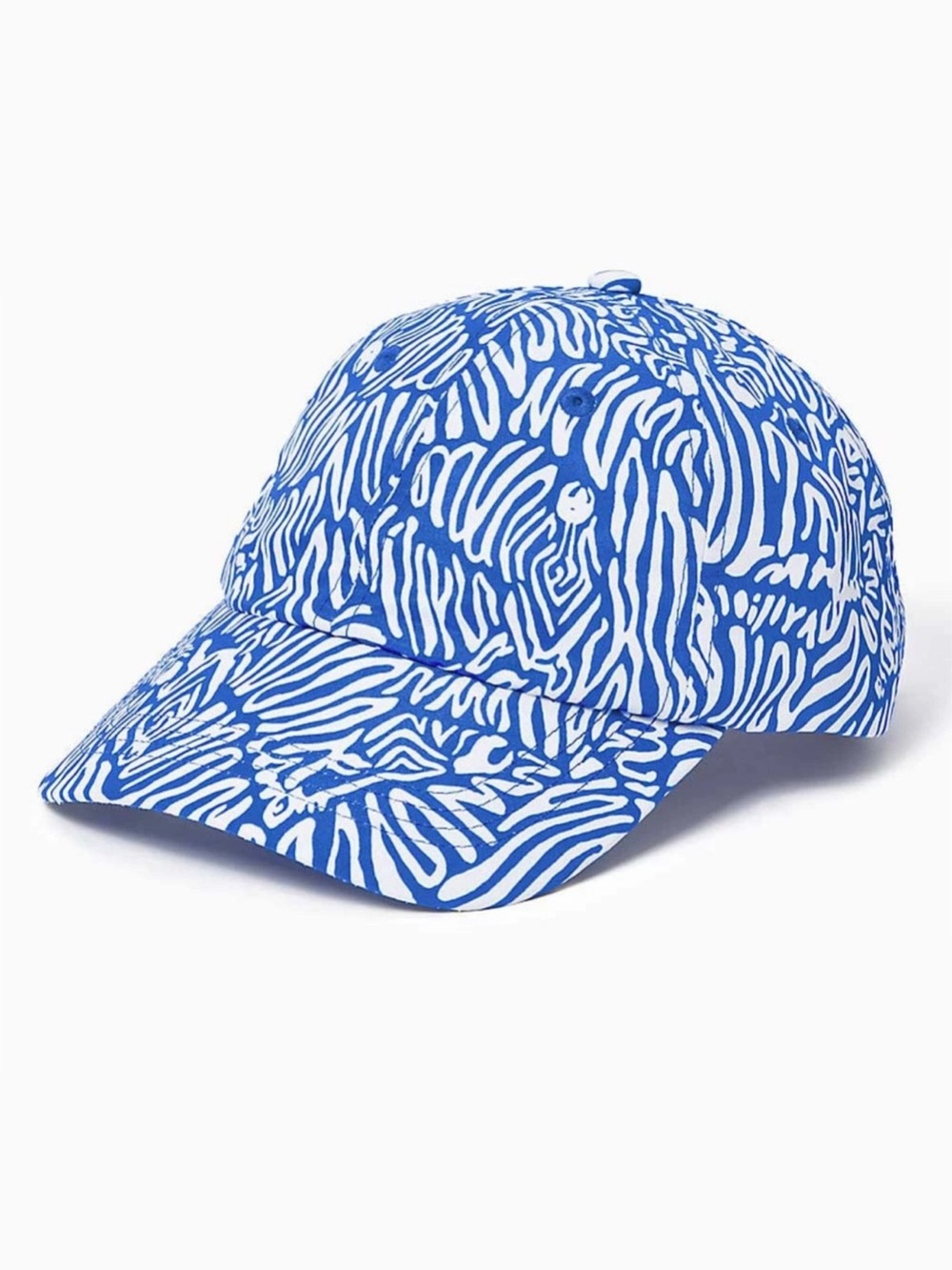 NWOT Lilly Pulitzer Blue & White Run Around Hat